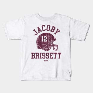 Jacoby Brissett Washington Helmet Font Kids T-Shirt